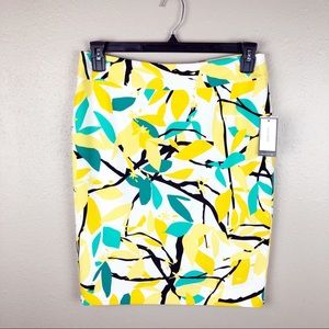 NINE WEST URBAN EXPLORER FLORAL SKIRT